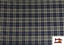 Comprar Tela de Tartan de Cuadros Azul Marino
