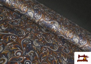 Tela de Punto Roma Estampado Multicolor