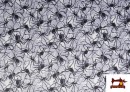 Comprar Tela de Punto Estampado de Arañas Halloween - Pieza de 25 Metros