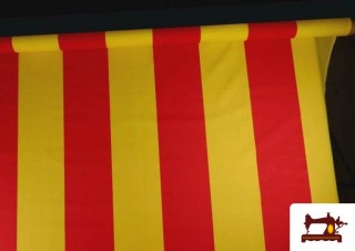 Tela Bandera Catalana, Senyera 150 cm Ancho - Rollo 15 Metros Tela Bandera Catalana, Senyera 150 cm Ancho - Rollo 15 Metros