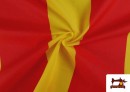Comprar online Tela Bandera Catalana, Senyera 150 cm Ancho - Rollo 25 Metros