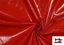 Venta de Tela de Charol de Colores - Pieza 25 Metros color Rojo