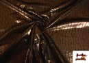 Venta de Tela de Lycra Escamas de Serpiente color Marrón
