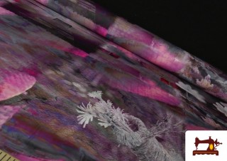 Tela de Neopreno Estampado Rosa