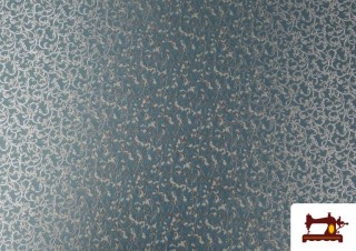 Tela de Jacquard Fantasía Ancho Especial 280 cms color Azul Tela de Jacquard Fantasía Ancho Especial 280 cms color Azul