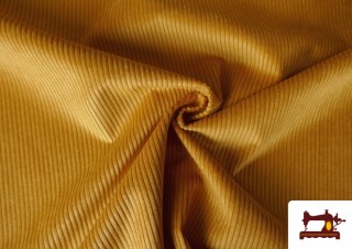 Venta de Tela de Pana por Metros color Mostaza