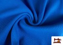 Venta de Tela de Puño Canalé en varios Colores color Azulón