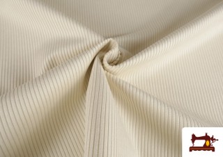 Venta de Tela de Pana por Metros color Crudo