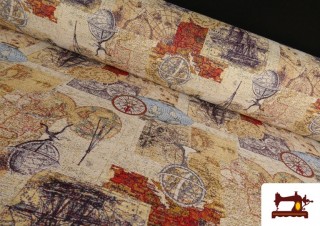 Tela de Gobelino Mapas, Brújulas y Cartografía