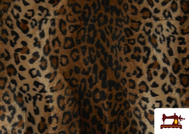 Venta online de Tela de Leopardo para Disfraces y para Tapizar color Marrón