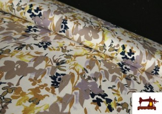 Tela de Punto de Viscosa Beige