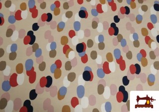 Comprar Tela de Viscosa Topos