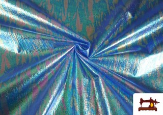 Venta de Tela de Organza Iridiscente Carnaval color Azul Venta de Tela de Organza Iridiscente Carnaval color Azul