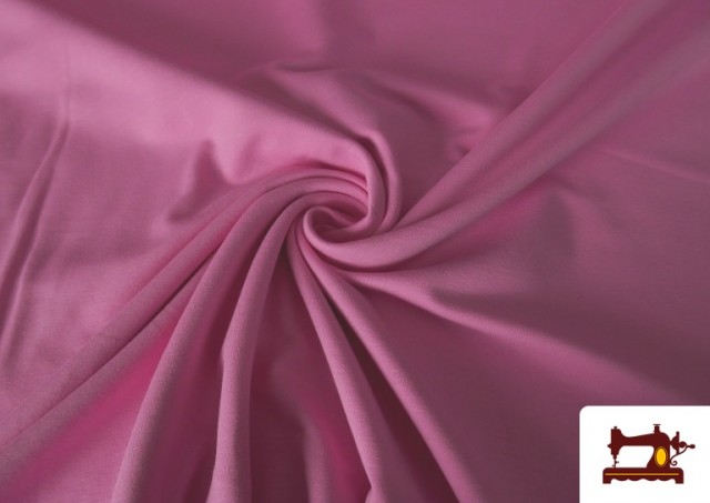 Comprar Tela de Sudadera Verano French Terry - Pieza 15 Metros color Rosa pálido