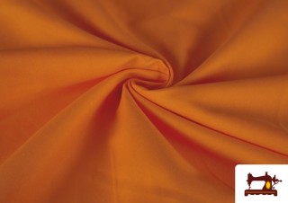 Comprar online Tela de Microfibra Ancho 65cm - Pieza de 35 Metros color Naranja