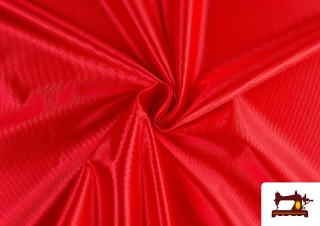 Tela de Rasete Ancho 40cm - Pieza de 35 Metros color Rojo