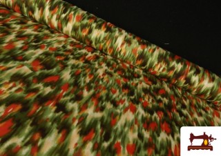 Comprar Tela de Viscosa Estampada Verde