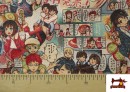 Comprar online Tela de Gobelino Tejido Dibujos Anime ancho 140 cms