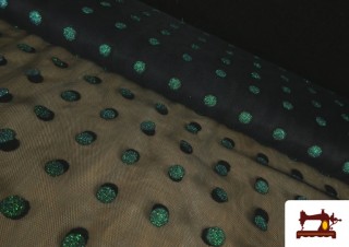 Tul Rígido Topos Purpurina