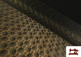 Tul Rígido Blonda Lamé