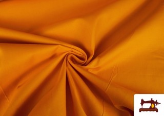 Comprar online Tela de Popelín Ancho 60cm - Pieza de 30 Metros color Naranja