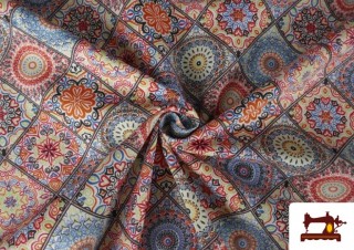 Venta online de Tela de Loneta Mandalas