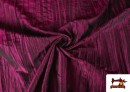 Comprar online Tafetan de Seda Plisado Arrugado color Fucsia