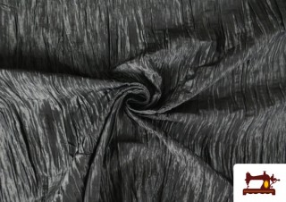 Venta de Tafetan de Seda Plisado Arrugado