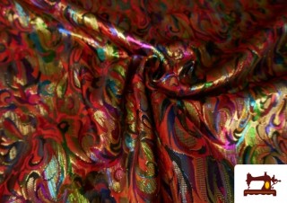 Venta online de Tela de Jacquard Metalizada Multicolor