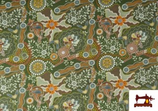 Comprar Tela de Algodón Estampado Canguros