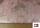 Venta online de Tela de Jacquard para Tapicería y Decoración Rosas Plata color Rosa