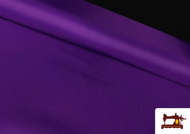 Venta de Tela de Forro de Rayón de Colores Ancho 70cm - Pieza de 50 Metros color Morado