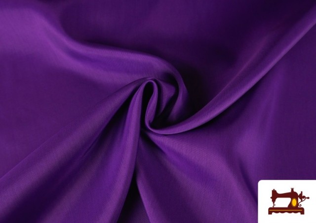 Comprar online Tela de Forro de Rayón de Colores Ancho 70cm - Pieza de 50 Metros color Morado