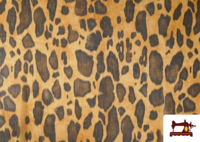 Comprar Tela de Gasa Estampada Leopardo