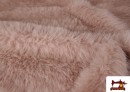 Comprar online Tela de Pelo Sugar para Vestuario y Decoración de Colores Pastel color Rosa pálido