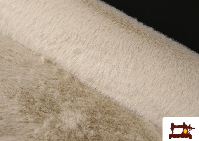 Venta online de Tela de Pelo Sugar para Vestuario y Decoración de Colores Pastel color Beige