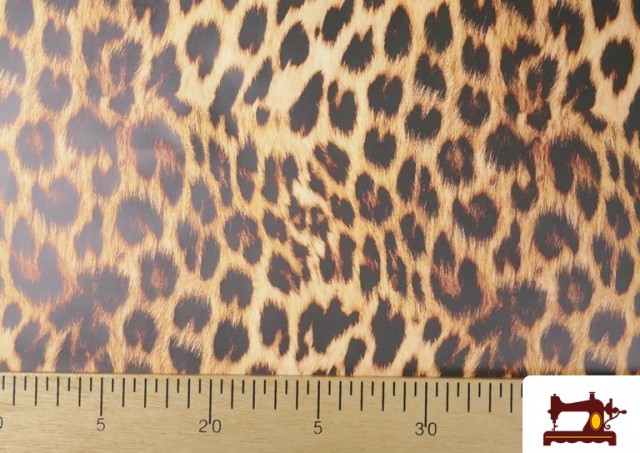 Venta de Tela Impermeable de Chubaquero Leopardo Rain Coat