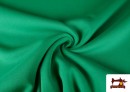 Comprar online Tela de Sudadera de Colores - Pieza 15 Metros color Verde