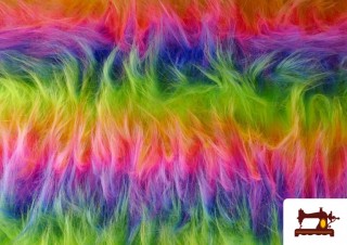 Tela de Pelo Largo Fantasía Arcoíris