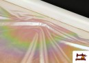 Comprar Tela de Organza Lamé Irisado Brillante color Blanco