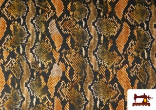 Comprar Tela de Punto de Lycra Estampado Serpiente Animal Print