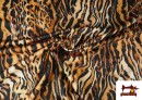 Venta de Tela de Punto de Licra Estampado Tigre Animal Print