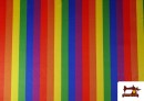 Comprar Tela de Punto de Lycra Estampado Bandera Gay Arcoíris