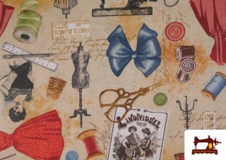 Comprar Tela de Loneta Estampado Costura Ancho 280cm