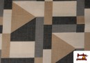 Comprar online Tela de Loneta Abstracta Beige