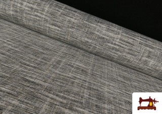 Tela de Loneta Estampado Rústico Acabado Antimanchas color Gris