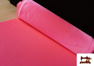 Comprar Tela de Rasete Flúor Rosa Ancho 40cm - Pieza de 25 Metros