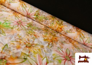 Comprar Tela de Viscosa Estampado Flores Digital