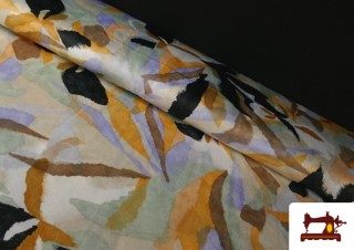 Tela Crep Saten Estampada