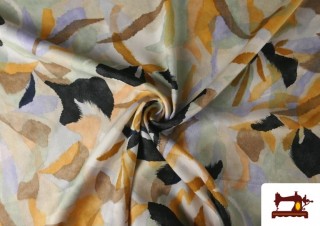 Venta online de Tela Crep Saten Estampada